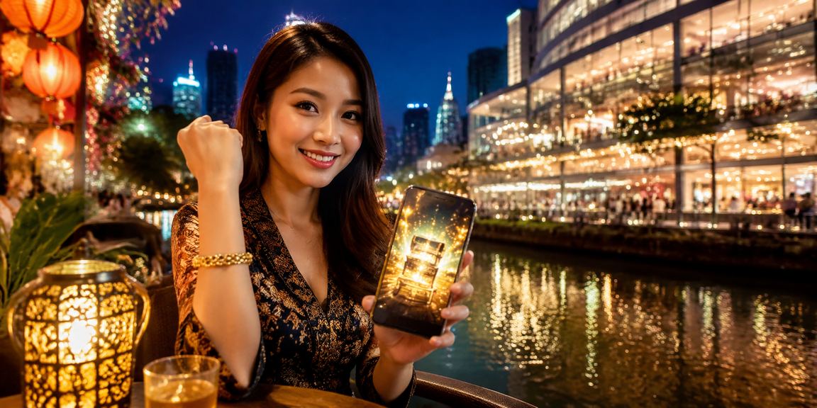 Pemain Malaysia main Poker dalam talian menggunakan telefon pintar